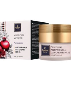 FAMIREL American Wonder Pretgrumbu dienas krēms ar granātābolu ekstraktu SPF 35, 50 ml
