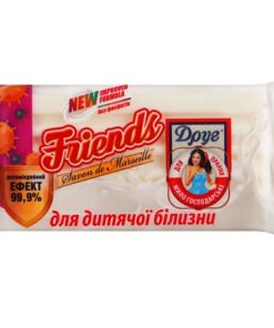FRIENDS Cietās saimniecības ziepes bērnu veļas mazgāšanai, 125 g
